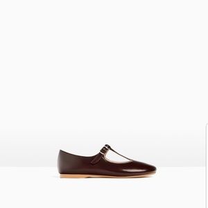 Zara T-bar ballerinas